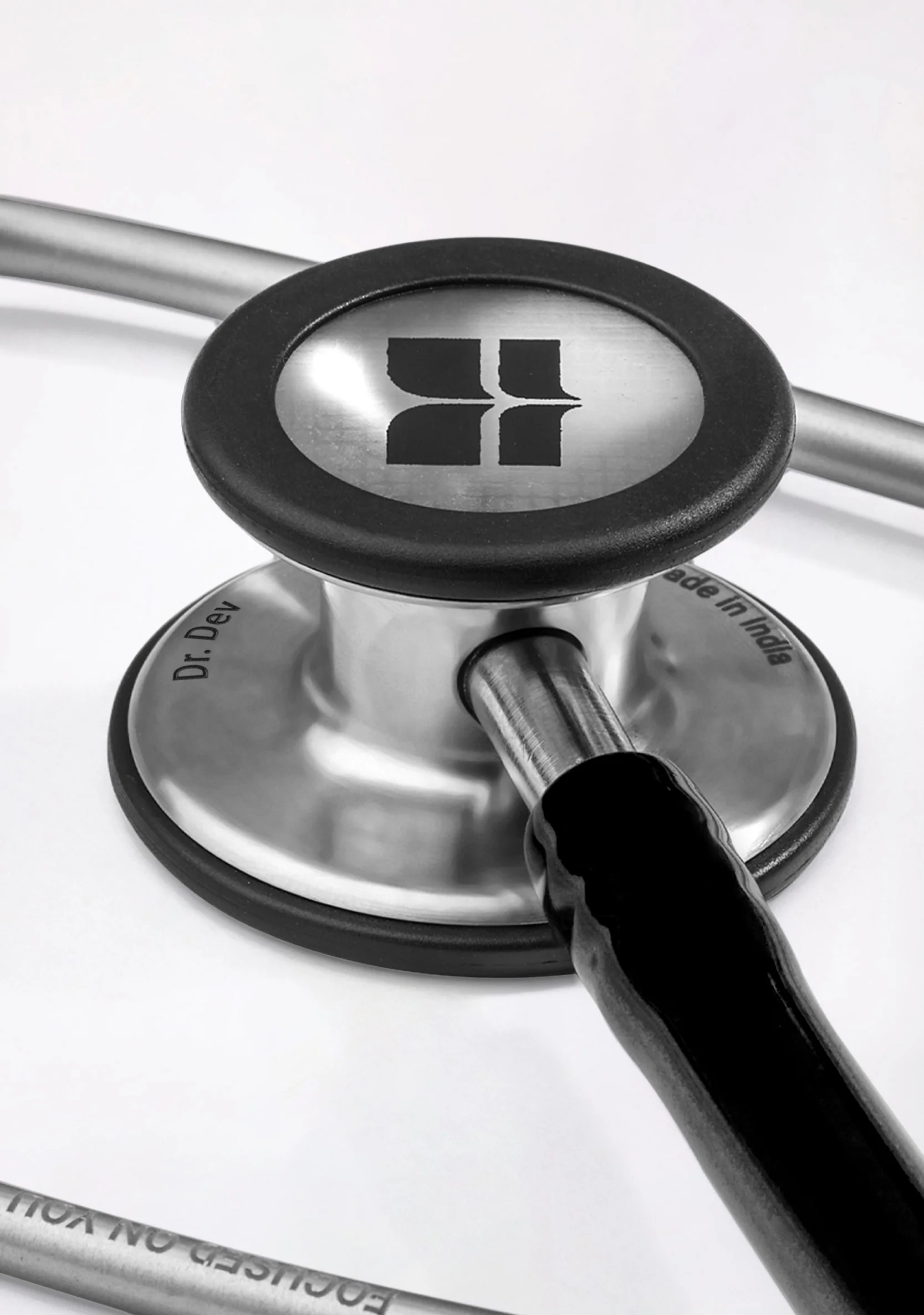 6sense Lite (Black) Stethoscope - Image 4