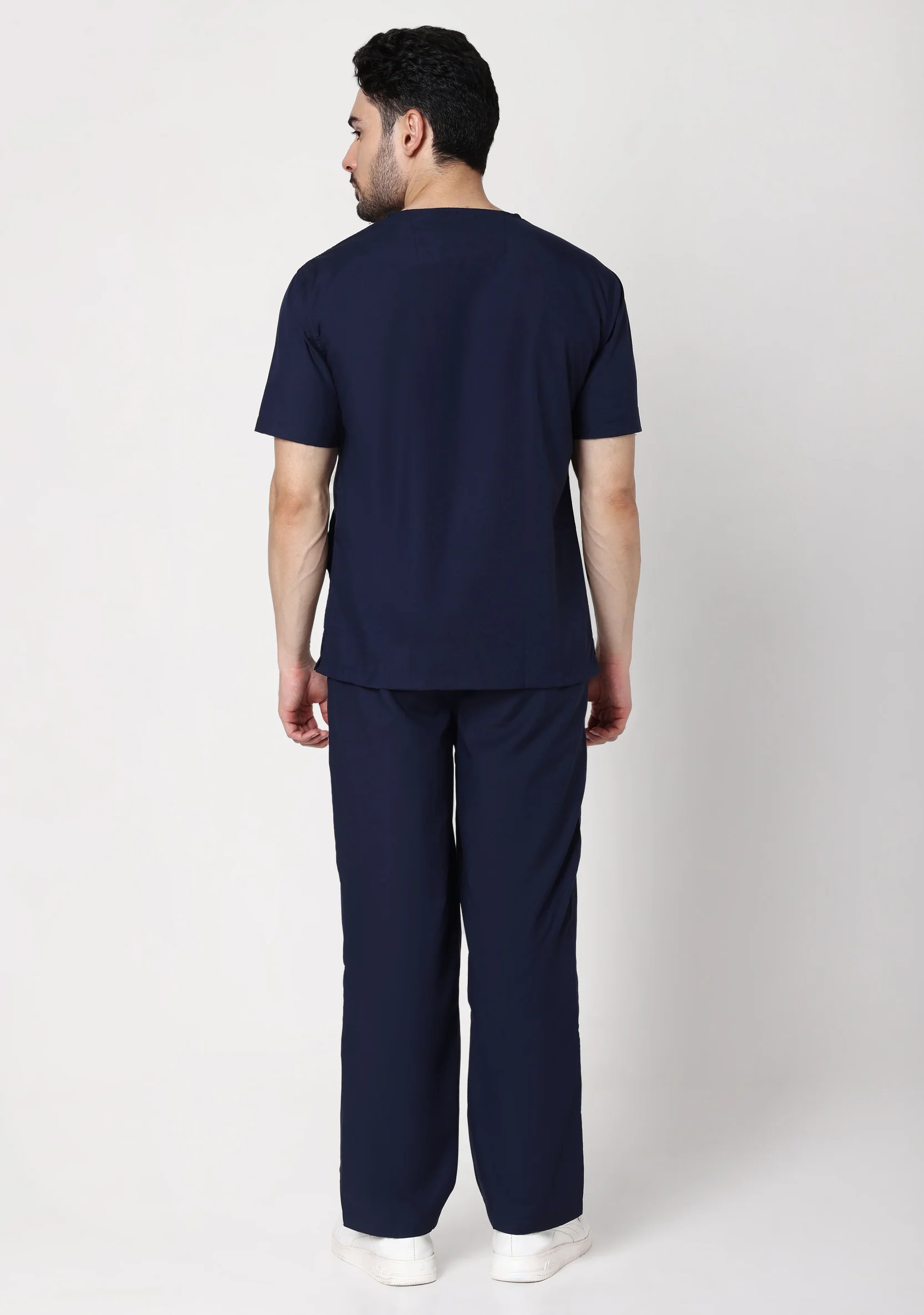 Classic Men's V-Neck (Navy) Scrub - Image 6