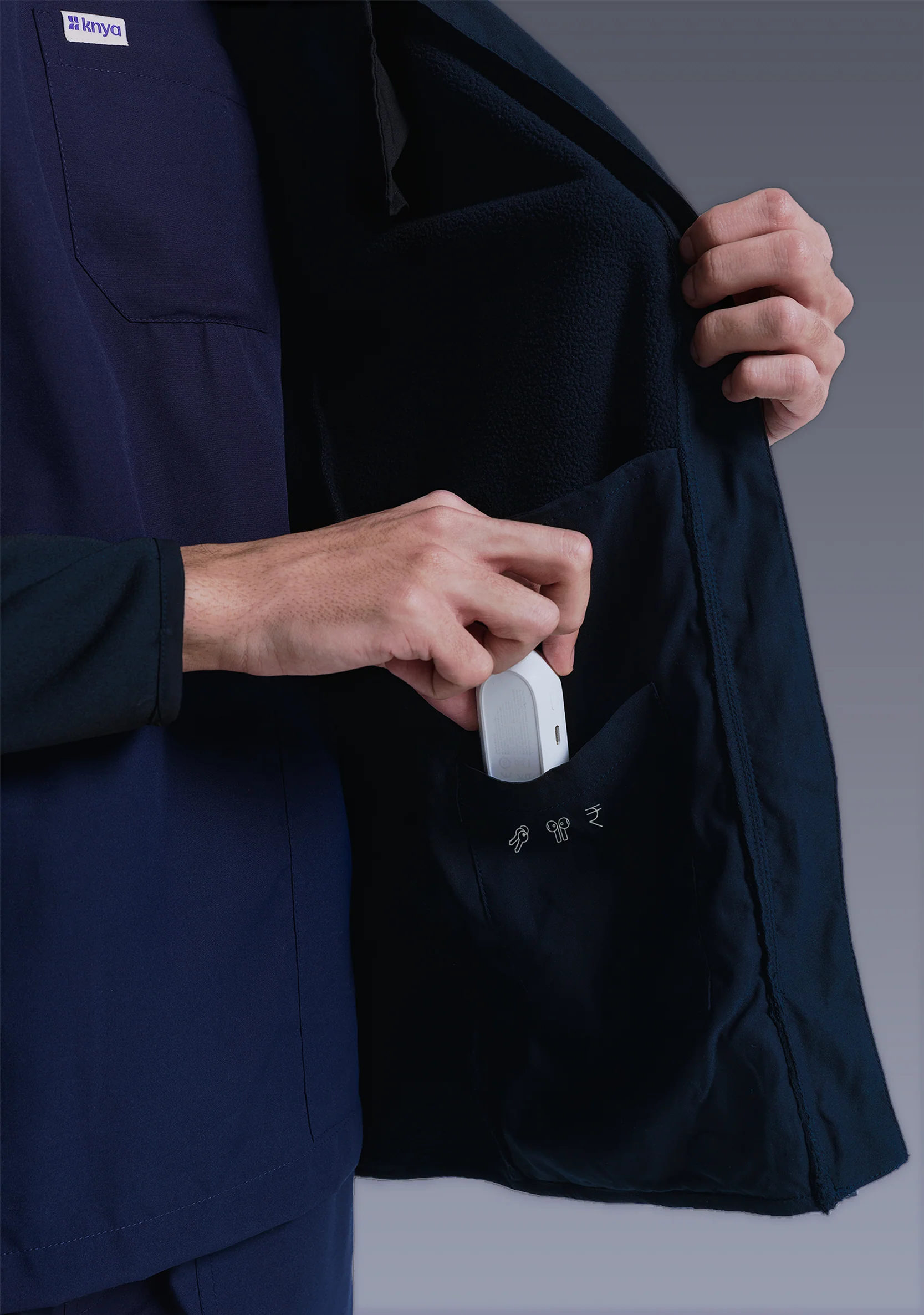 Drift Men's (Navy Blue) Jacket - Image 4