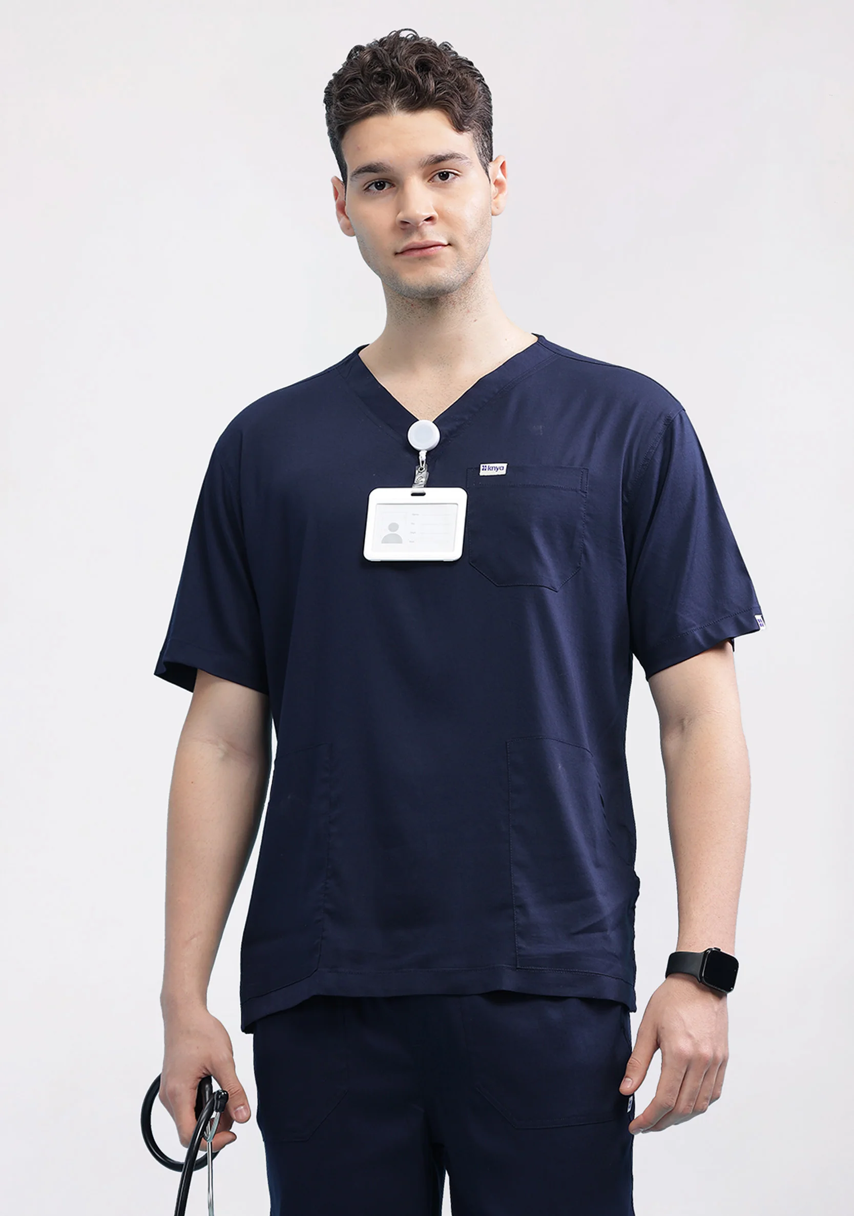 ecoflex™ Lite Men's (Navy) Scrubs - Image 5