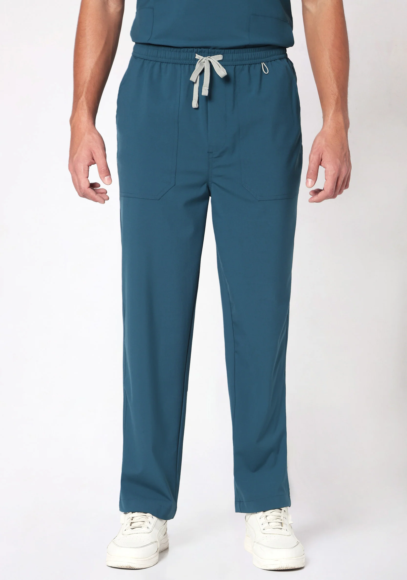 ecoflex™ Men's V-Neck (Forest Green) Scrub - Image 4