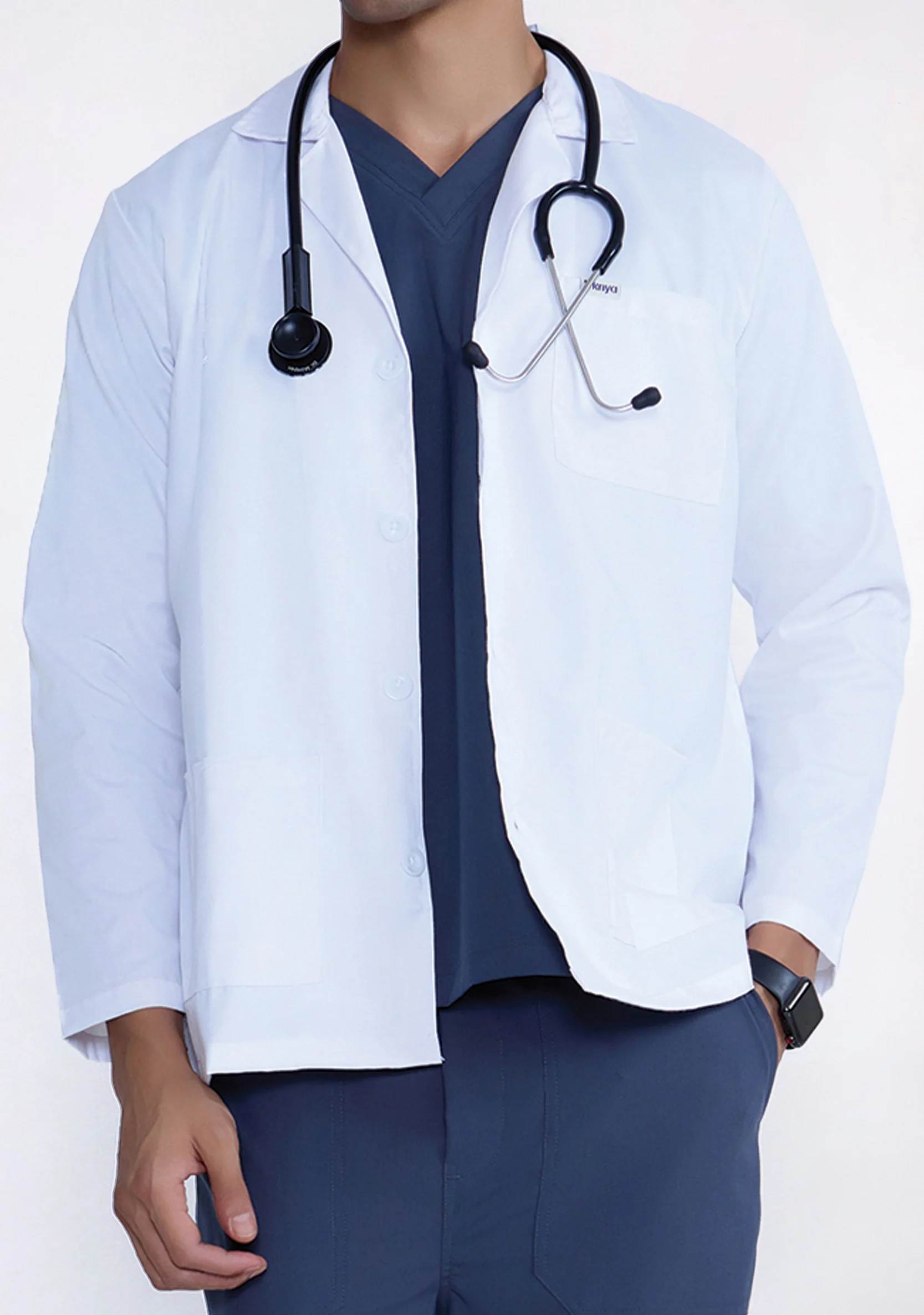 Focus Men’s Lab coat Apron - Image 4