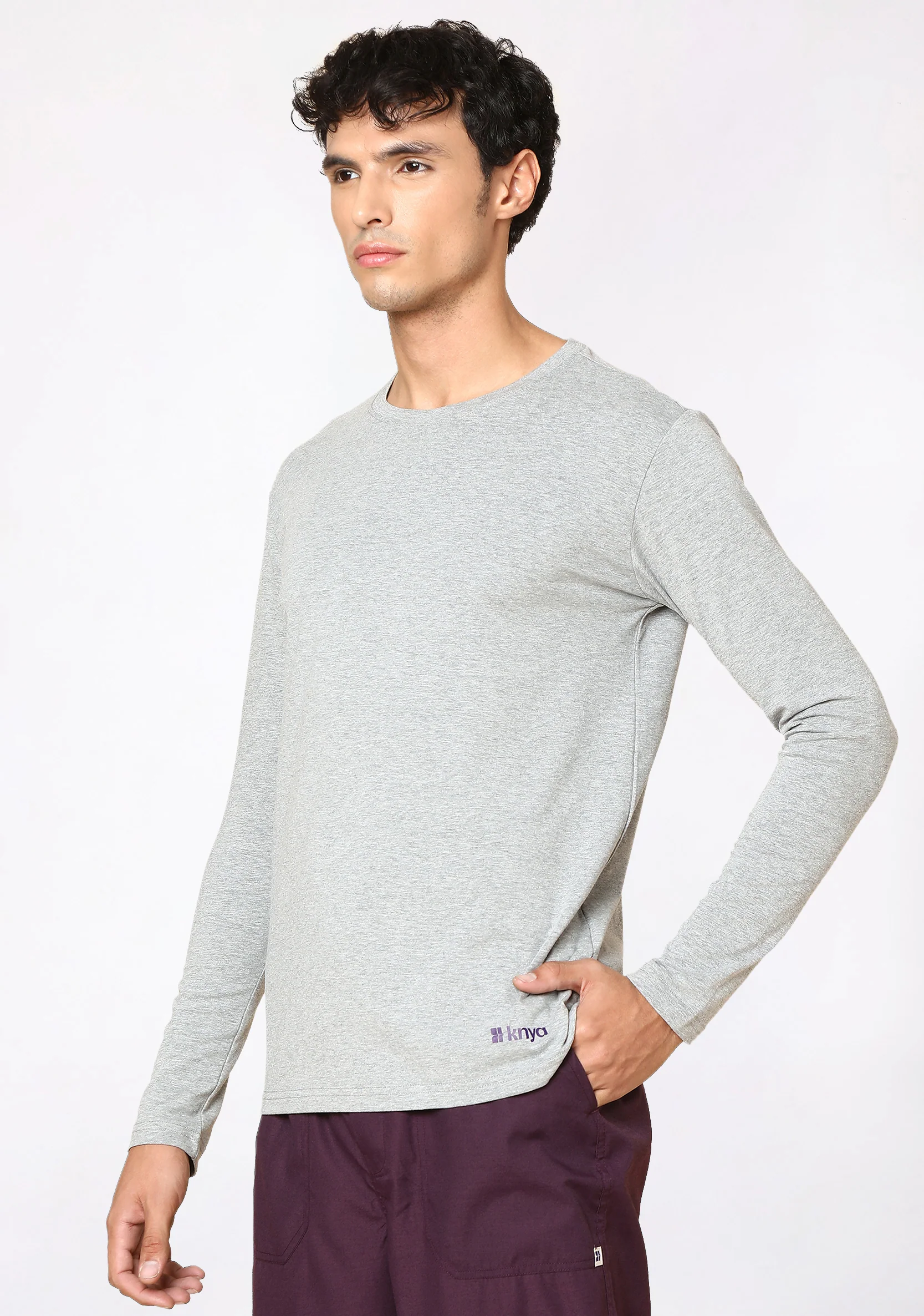 Supersoft Men's L/S (Grey) Underscrub - Image 3