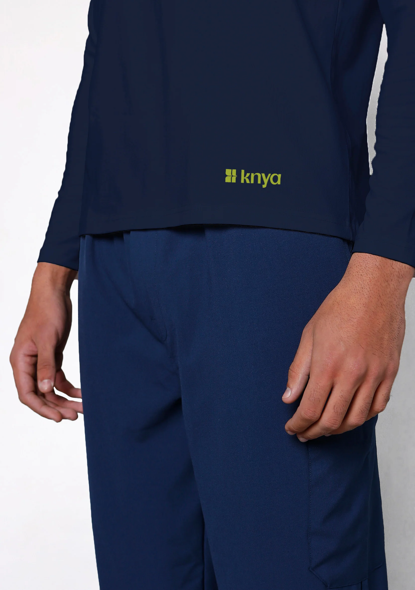 Supersoft Men's L/S (Navy) Underscrub - Image 3