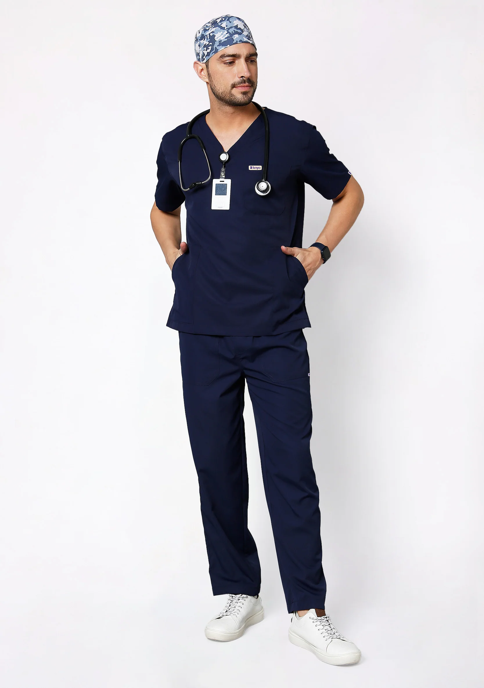 Printed Unisex (Camouflage) Scrub Cap - Image 4