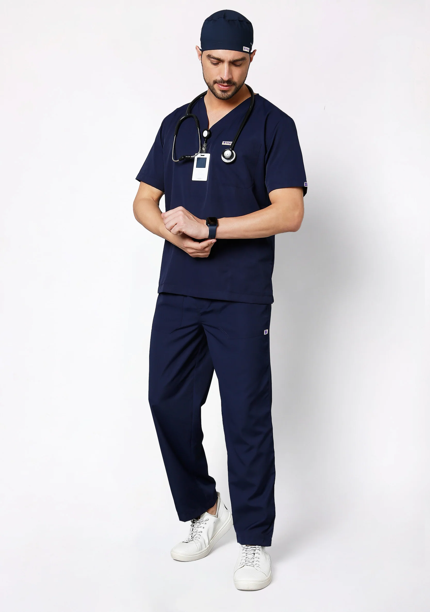 Classic Unisex (Navy) Scrub Cap - Image 4