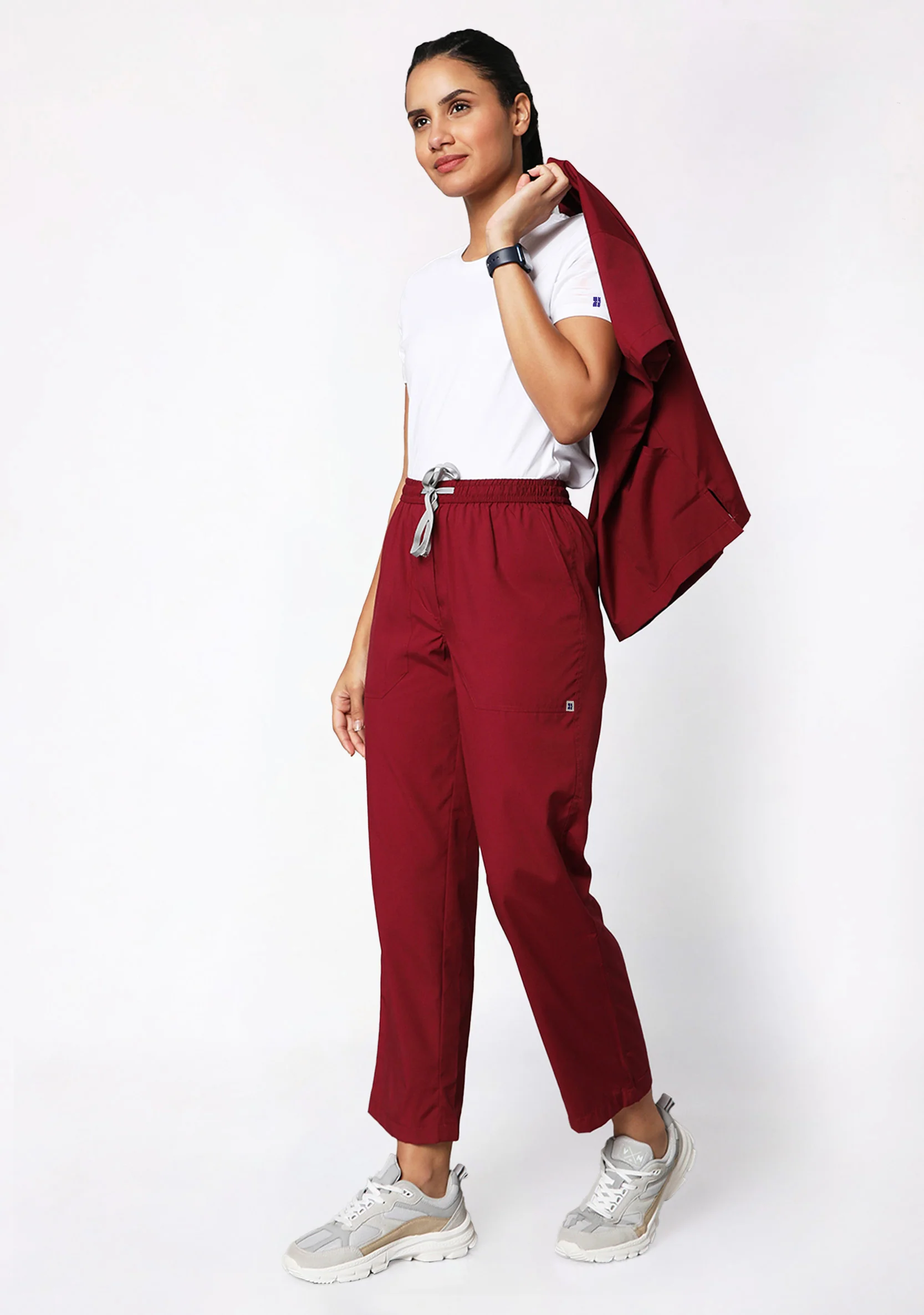 Supersoft Women's S/S (White) Underscrub - Image 4