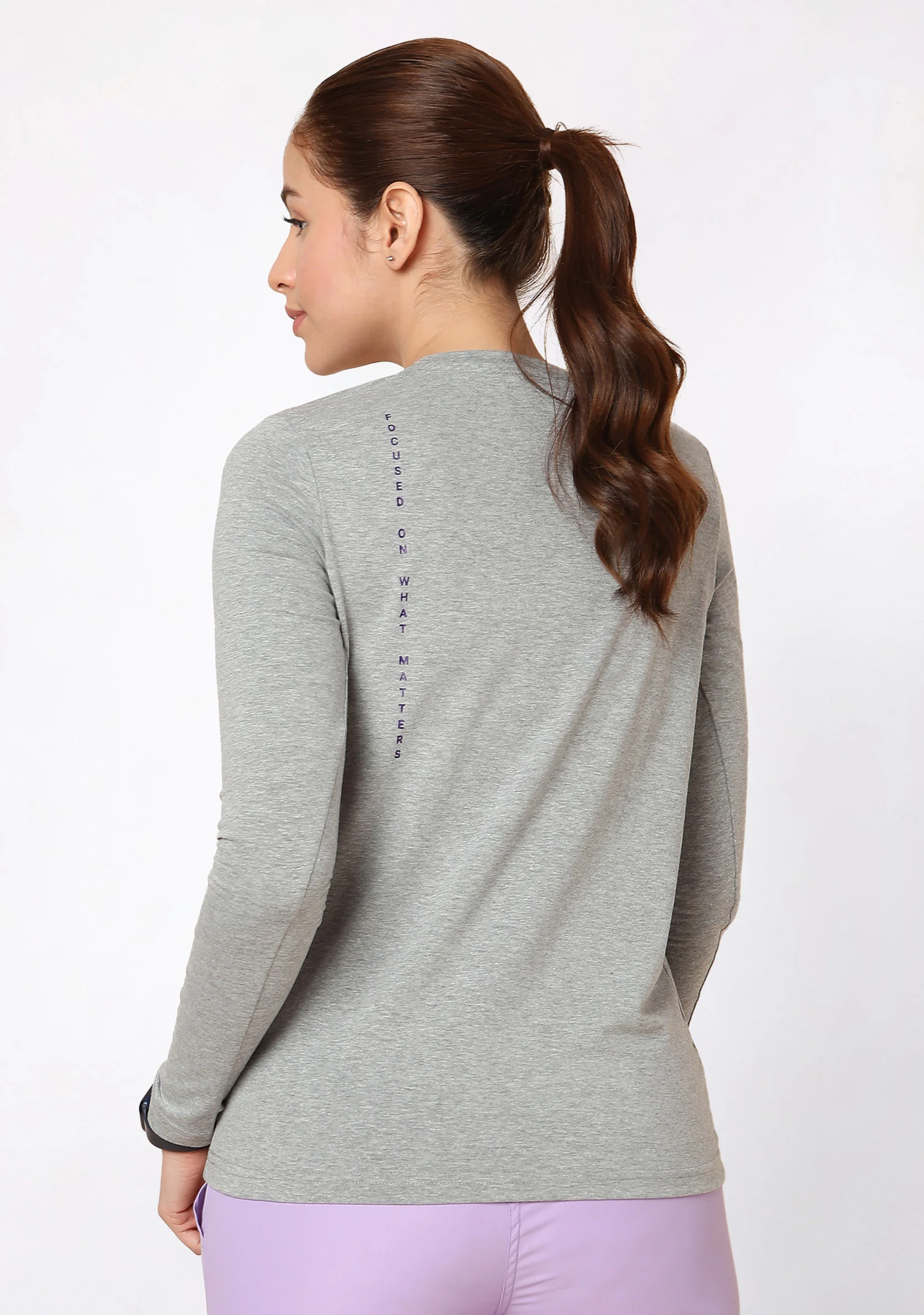 Supersoft Women's L/S (Grey) Underscrub - Image 3